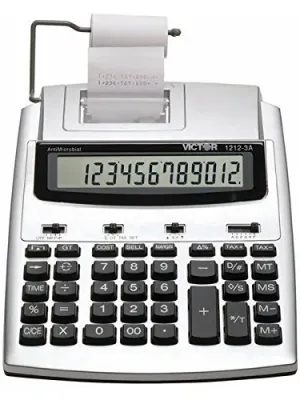 Victor Tech 1212-3A - Victor 1212-3A 12 Digit Commercial Printing Calculator - 2.7