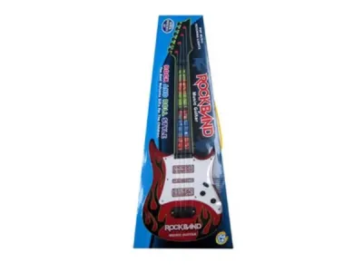 Bulk Buys KL859 - Light-Up Rock Guitar with Sound Effects and Music