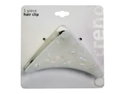 Bulk Buys CA628 - Elegant Large Marble Hair Clip - Stylish Hair Accessory