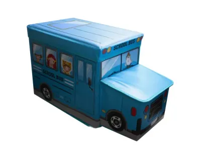 bulk buys GE474 - Nostalgic School Bus Storage Seat in Assorted Colors