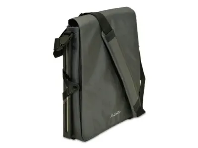 bulk buys BJ295 - Allsop Cool Metal Jacket Laptop Commute Bag - Dark Gray