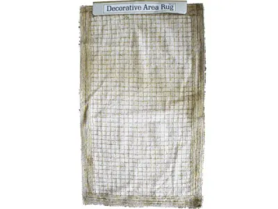 Bulk Buys OP995 - 20 x 32 Colorful Checkered Border Cotton Area Rug