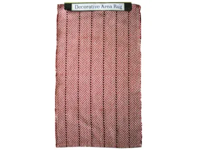 bulk buys OP996 - 20 x 32 Multi-Color Striped Area Rug