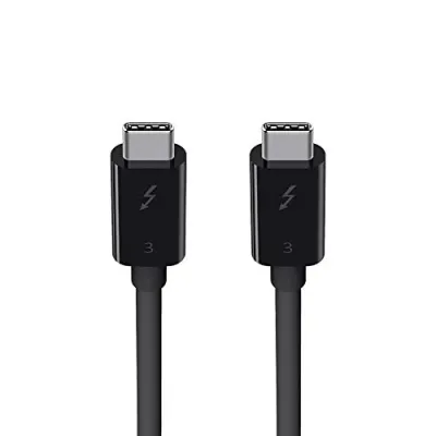 Belkin F2CD084BT0.8MBK - TBOLT 3CBL 2.6FT 100W Thunderbolt 4 Cable
