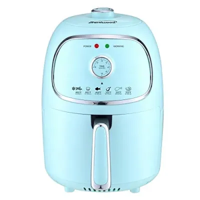 Brentwood AF-202BL - Compact 2QT Electric Air Fryer in Blue