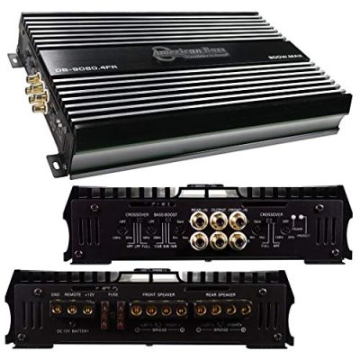 American Bass DB90804FR - American Bass 4 Channel Amp 150x4 @ 2 ohn