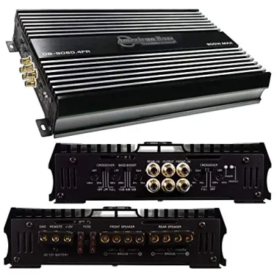 American Bass DB90804FR - American Bass 4-Channel Amplifier - 150W x 4 @ 2 Ohm