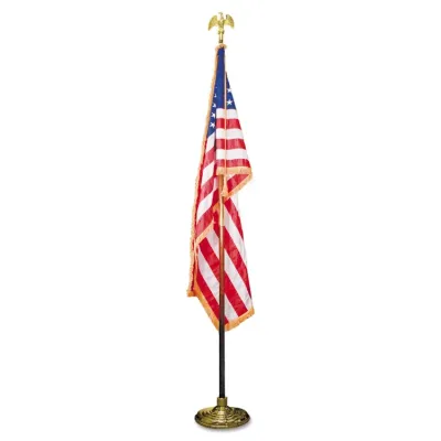 ADVANTUS CORPORATION AVT MBE031400 - Advantus Goldtone Eagle Deluxe U.S. Flag Set - United States