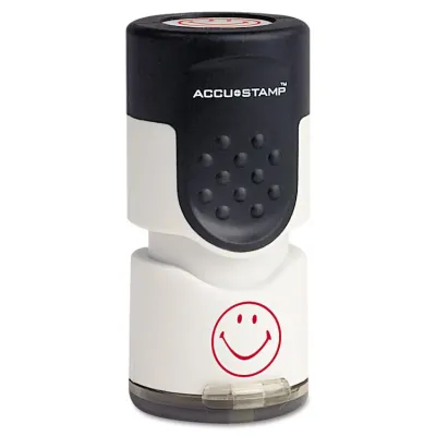 CONSOLIDATED STAMP 035659 - Accu-Stamp Round Pre-Inked Paid Stamp - 58 Diameter