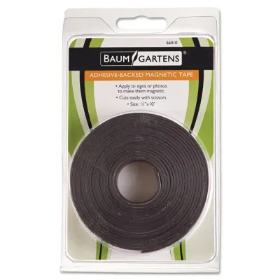 BAUMGARTENS BAU 66010 - Zeus Magnetic Tape - 10 ft Length x 0.50 Width - Magnet - Ad