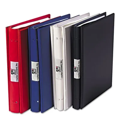 CHARLES LEONARD 61603 - Expandable Red Varicap Binder, 6 Capacity