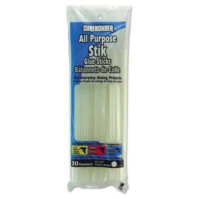 FPC CORPORATION FPR DT20 - SureBonder 4 All Purpose Glue Sticks - 20  Pack - Clear
