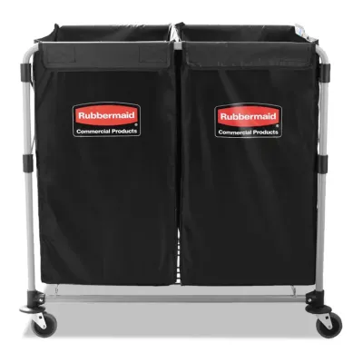 Rubbermaid RCP 1881749 - Rubbermaid Commercial 4-Bushel Collapsible X-Cart - 220 lb C