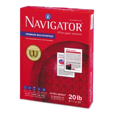 NAVIGATOR NORTH AMERICA SNA NPL1132 - Navigator Platinum Office Multipurpose Paper - 99 Brightness