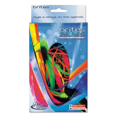 ALLIANCE RUBBER ALL 07706 - Alliance Rubber Brites 07706 Pic Pac - Non-Latex Colored Ela