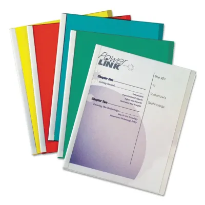 C-LINE 31347 - Clear Vinyl Report Covers, 8.5 x 11, 100 Pack