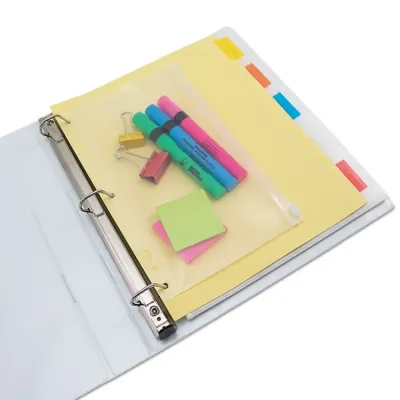 ANGLERS COMPANY LTD ANG51 - Clear Zip-All Binder Pocket, 6 x 9.5