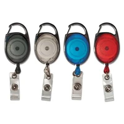 ADVANTUS CORPORATION AVT 75552 - Advantus Retractable Carabiner-Style ID Reel - Extendable - 