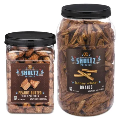 SHULTZ 3598 - Peanut Butter Pretzel Nibbles, Tub, 24 oz