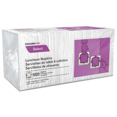 CASCADES N010 - NAPKINS,BEVRG,4PK1000,WH