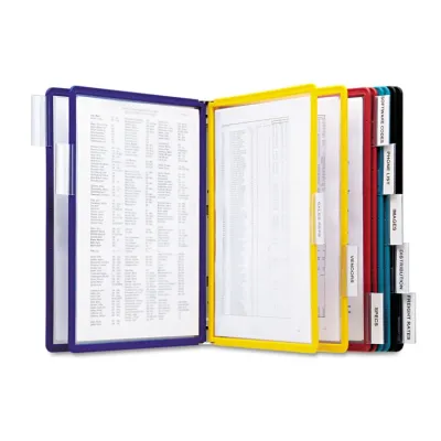 DURABLE OFFICE PRODUCTS DBL 555200 - DURABLE SHERPA Angled Partition Wall Reference Display Syste