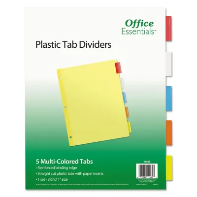 Avery Dennison AVE 11466 - Avery Office Essentials Insertable Dividers - 5 x Divider(s)