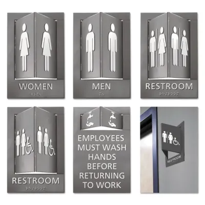ADVANTUS CORPORATION 91099 - Accessible Wheelchair Symbol Sign - Tactile Braille