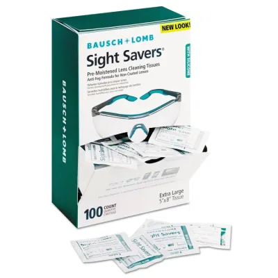 BAUSCH & LOMB BAL 8576 - Bausch + Lomb Pre-moistened Cleaning Tissues - For Eyeglasse