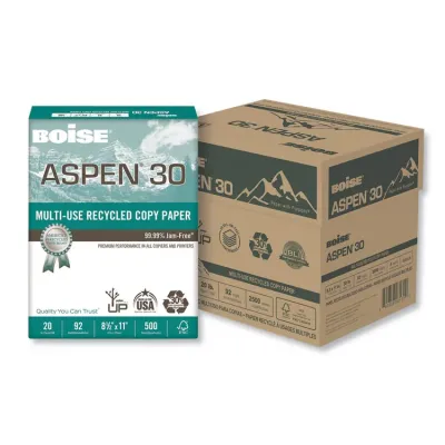 CASCADES 054925 - Aspen Multi-Use Recycled Paper - 92 Bright - White