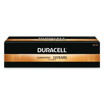 Duracell MN1500BKD - Duracell Coppertop Alkaline AA Battery - MN1500 - For Multip