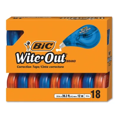 BIC BIC WOTAPP21 - Wite-Out EZ Correct Correction Tape - 0.17 Width x 33.14 ft 