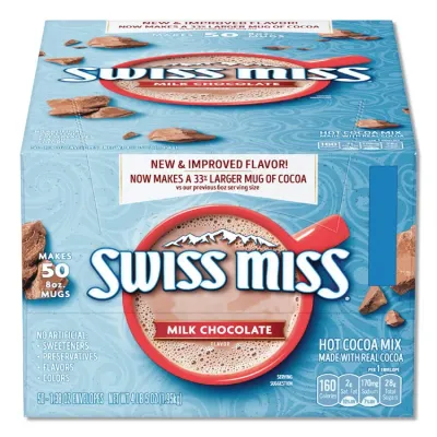 CONAGRA FOODS SWM HUN55584 - Swiss Miss No Sugar Added Hot Cocoa Mix - Powder - Milk Choc
