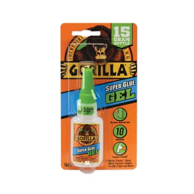 GORILLA GLUE COMPANY GOR 7600101 - Gorilla Super Glue Gel - 0.53 oz - 1 Each - Clear