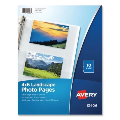 Avery Dennison 0110000413406 - Avery Photo Storage Pages - 3-ring Binding