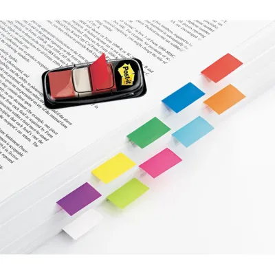 3M MMM 680BE12 - Post-it Blue Flag Value Pack - 12 Dispensers - 600 x Blue - 