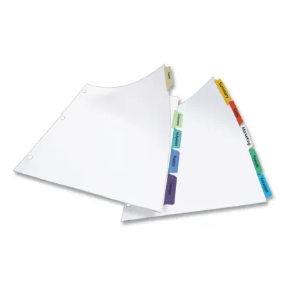 Avery Dennison AVE 11419 - Avery Index Maker Index Divider - 40 x Divider(s) - 8 - 8 Ta