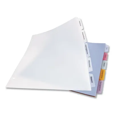Avery Dennison AVE 12433 - Avery Index Maker Index Divider - 40 x Divider(s) - 8 - 8 Ta