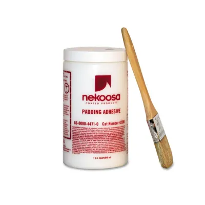 NEKOOSA COATED PRODUCTS LLC NEK 42284 - Nekoosa Fan-out Padding Adhesive - 1 quart - 1 Each - White