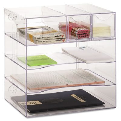Rubbermaid 94600ROS - ORGANIZER,4WAY WDRWR