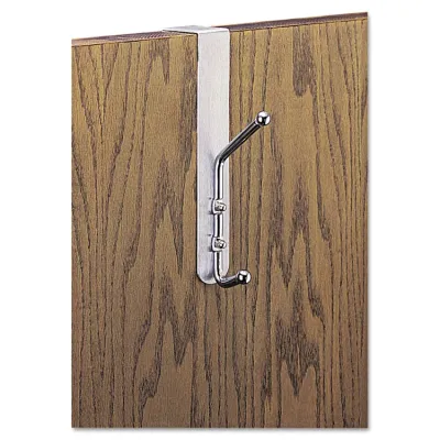 SAFCO PRODUCTS SAF 4167 - Safco Over The Panel Coat Hook - 2 Hooks - for Garment - Ste