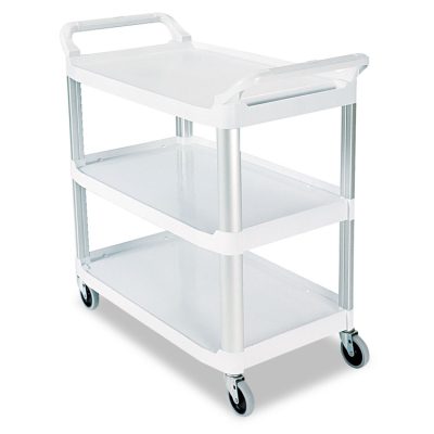 Rubbermaid RCP 409600BLA - Rubbermaid Commercial 4 Shelf Service Cart - 4 Shelf - 300 l