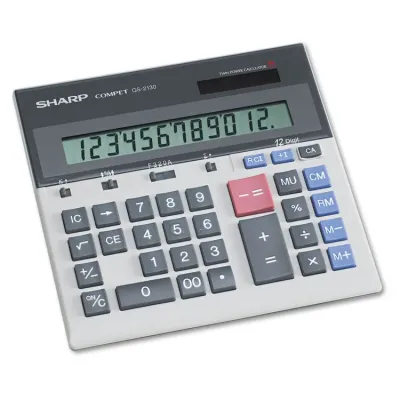 SHARP NEC QS2130 - Sharp Calculators QS-2130 12-Digit Commercial Desktop Calcul