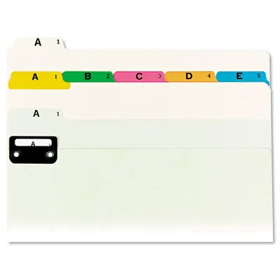 SMEAD MANUFACTURING CO. SMD 50576 - Smead Filing Guides with Alphabetic Indexing - Printed Assor