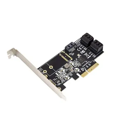 SYBAUSA SI-PEX40139 - PCI-EXPRESS 3.1, X2, 5-PORT SATA 6G CARD, NON-RAID, JMICRON 