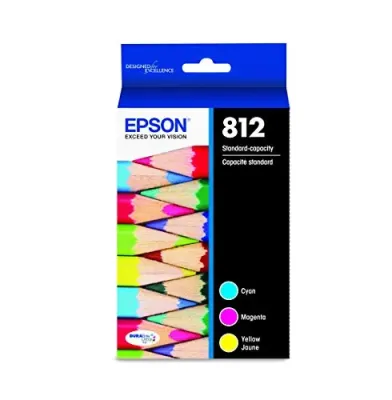 EPSON T812520-S - EPSON T812 Standard Capacity CMY Ink Cartridge Pack