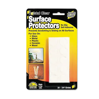 MASTER CASTER COMPANY 88600 - Clear Scratch Guard Surface Protectors - 0.75 Diameter