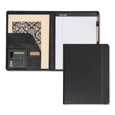 Samsill SAM 71220 - Samsill Professional Letter Pad Folio - 8 12 x 11 - 2 Intern
