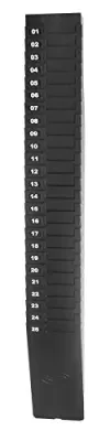 LATHEM 25-9EX - Lathem 25-Pocket Expandable Time Card Rack - 25 Pocket(s) - 