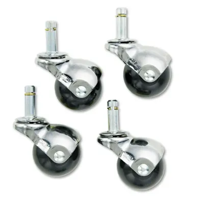 MASTER CASTER COMPANY 53516 - 4-Pack Soft Vinyl Superball Casters - 75 lbs Capacity