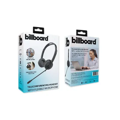 ESI CASES BB2948 - Binaural Mini Telecom Headset - Black